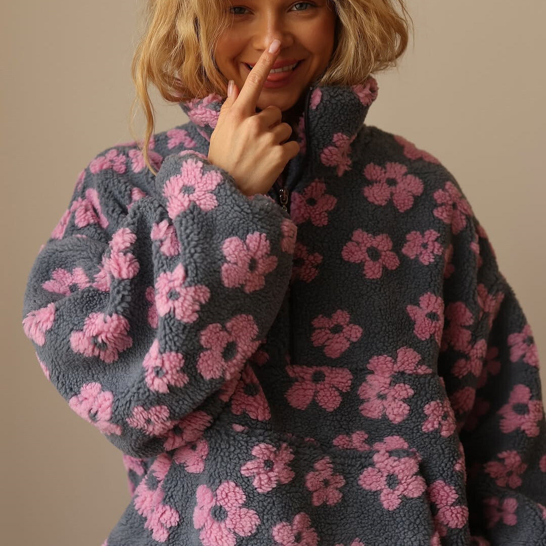 Daisy | Hřejivá fleece mikina Bloom