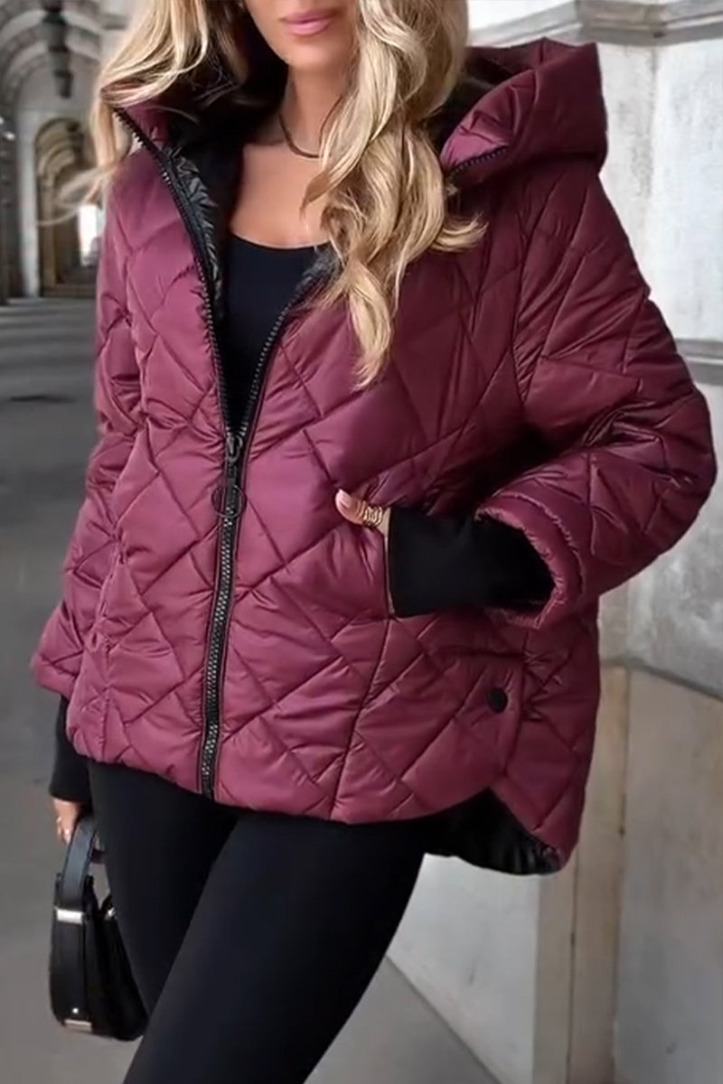 Tereza | Moderní péřová bunda s kapucí