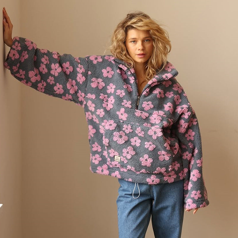 Daisy | Hřejivá fleece mikina Bloom