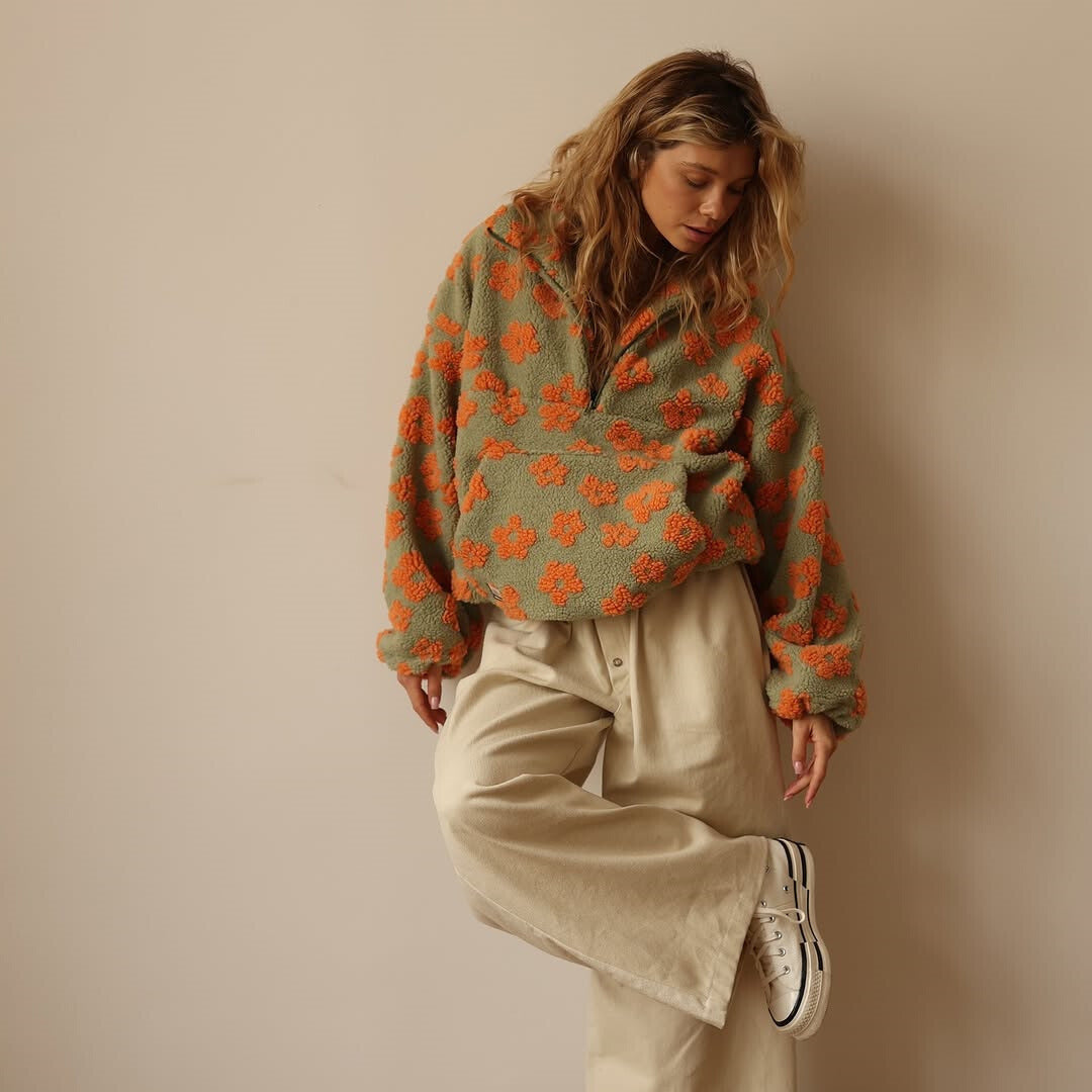 Daisy | Hřejivá fleece mikina Bloom