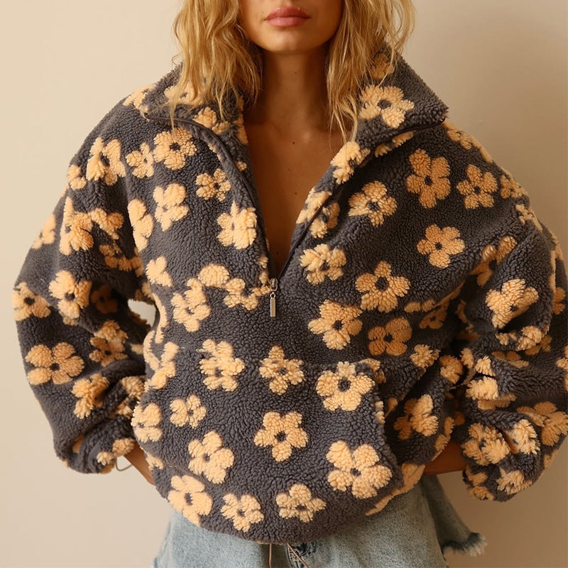 Daisy | Hřejivá fleece mikina Bloom